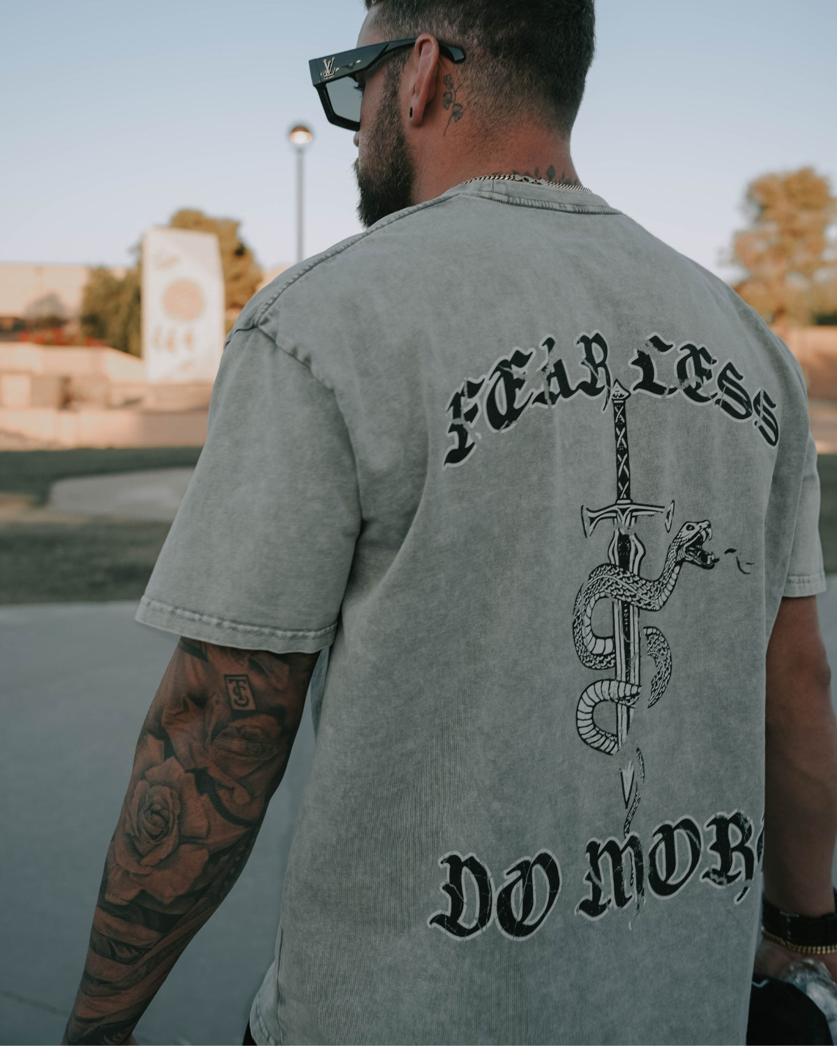 FLDM Oversized Tee- Gray